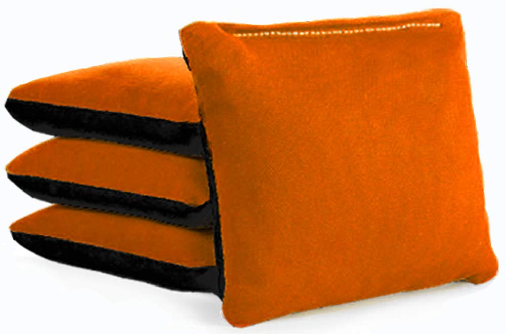 Premium All-Weather Cornhole Bags Set - 4 Regulation Size Stick & Slick Bean Bags - 25+ Color Options with 4 Suede Choices - Perfect for Tailgating, Backyard Games, and Outdoor Parties