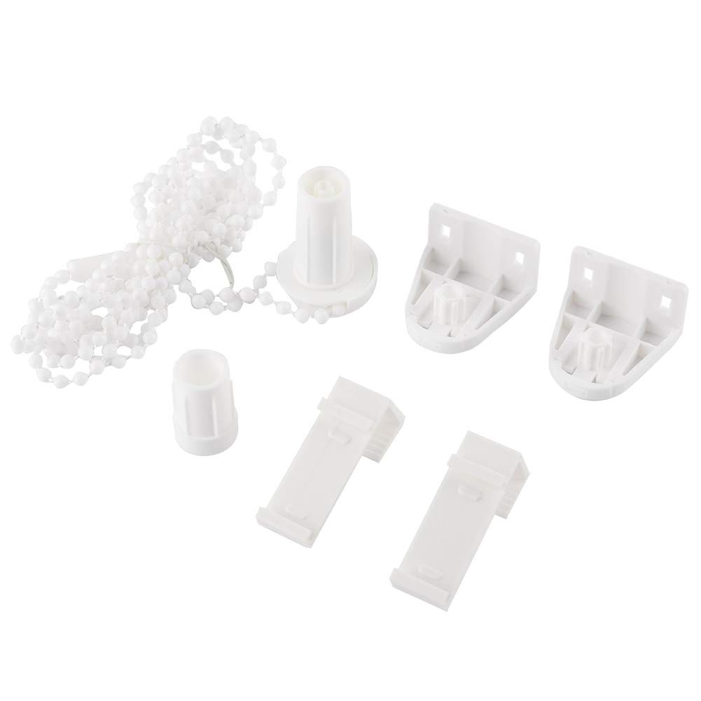 17mm Roller Blind Repair Kit - Clutch, Bracket, Side Pulley & Chain Replacement Parts for Window Shades | Easy DIY Installation for Home Window Treatments & Blinds Maintenance