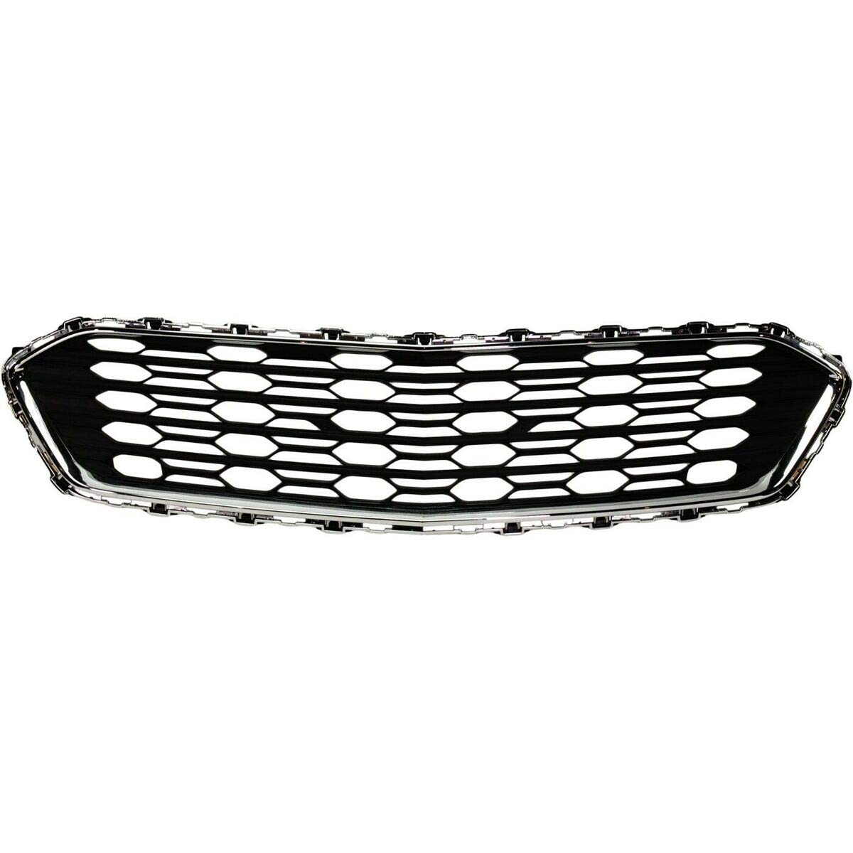 Replacement Bumper Face Bar Grilles Upper for Chevy Chevrolet Cruze 2016-2018 - Durable Front Grille Cover - Perfect for Car Repair, Restoration & Custom Upgrades