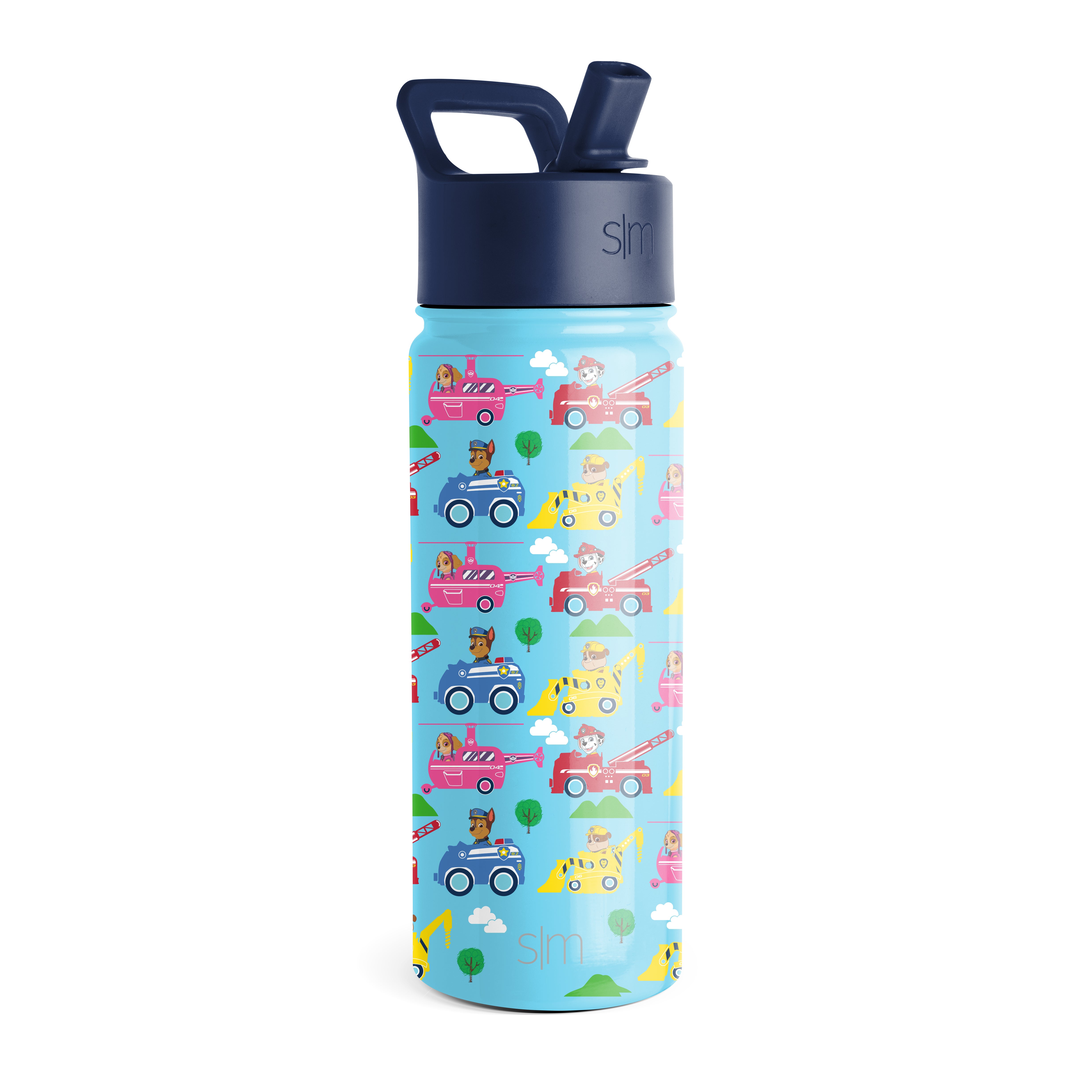 Summit Kids Water Bottle with Straw Lid - BPA Free, Leak Proof, Insulated Stainless Steel Bottle for School, Sports, and Outdoor Activities