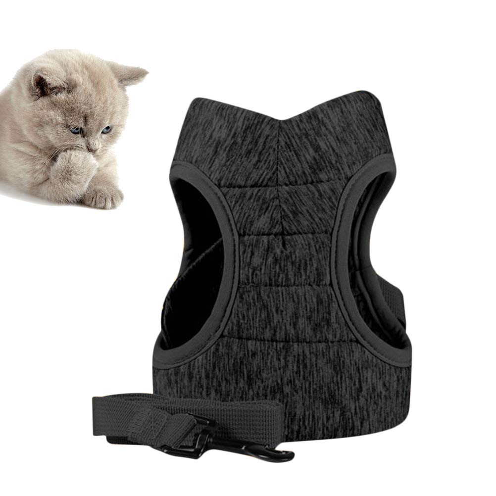 Small Dog Harness & Cat Vest Harness - Adjustable Pet Chest Strap with Leash for Walking, Training & Outdoor Adventures