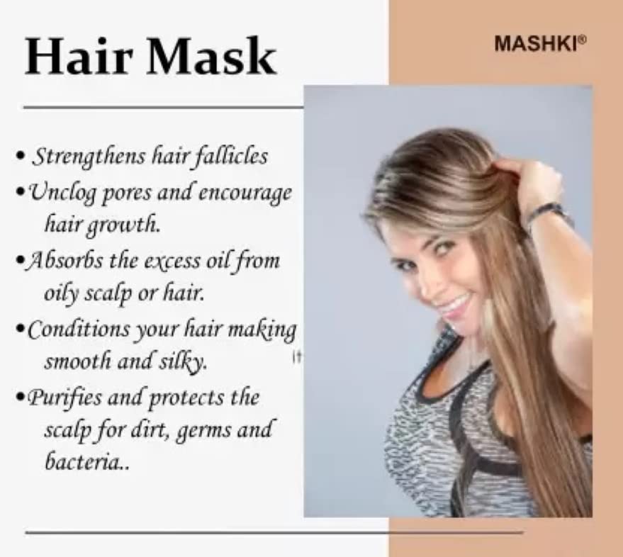 Organic MASHKI Multani Mitti (Fuller’s Earth Clay) for Glowing Skin & Healthy Hair - Natural Calcium Bentonite Clay Face Mask & Hair Treatment Powder - Perfect for Spa, Salon & Commercial Use