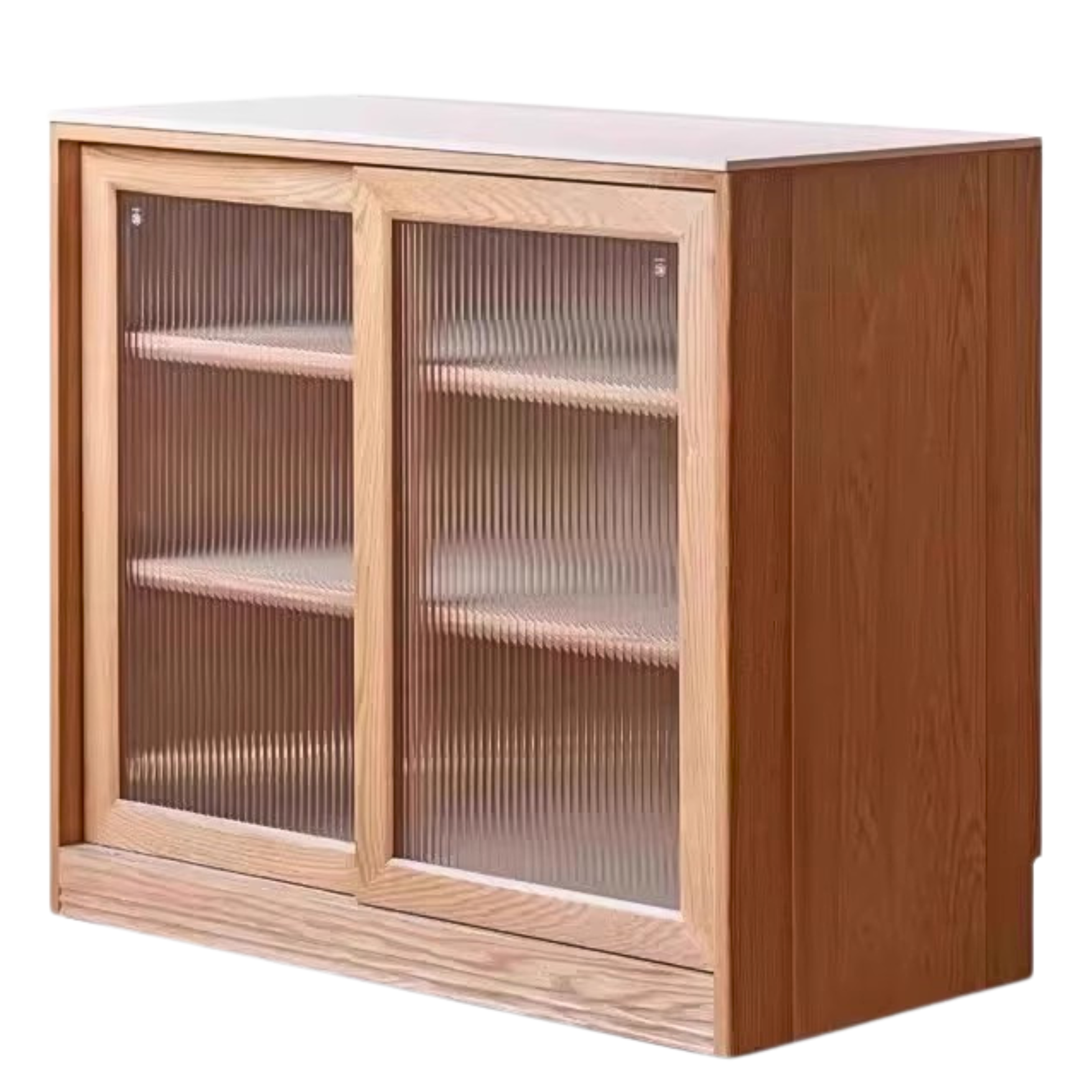 39.5x19.8x36.2nch / 100.4x50.4x92сm / Natural wood color / cookware cabinet