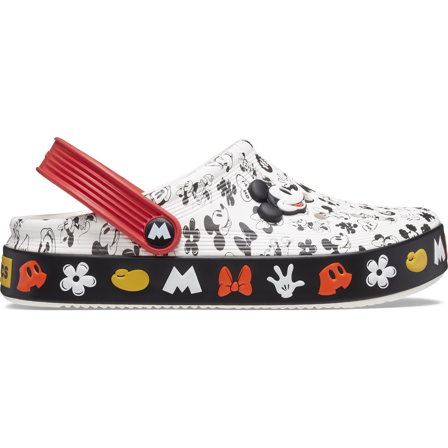 Crocs Unisex-Child Mickey Mouse Off Court Clog | Comfortable Kids' Shoes for Play, School & Outdoor Activities