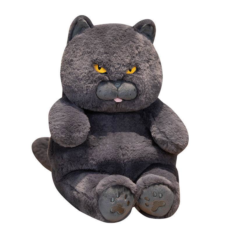 Giant Mad Cat Plush Toy - Angry Cat Stuffed Animal for Stress Relief & Home Decor | Perfect for Gifts, Kids Room, and Office Desk