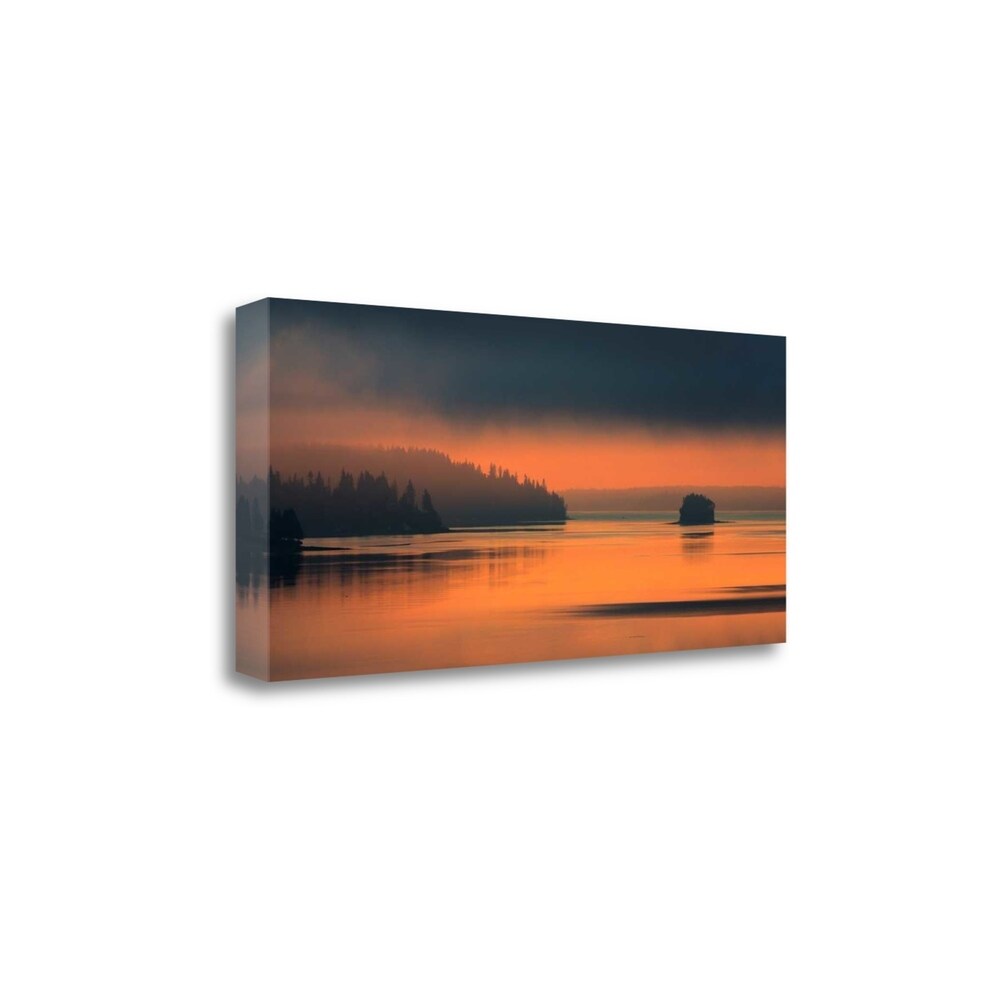 Afterglow By Dan Patch - Premium Giclee Art Print on Gallery Wrapped Canvas - Handmade Wall Art Ready to Hang - Perfect for Living Room, Bedroom & Office Decor