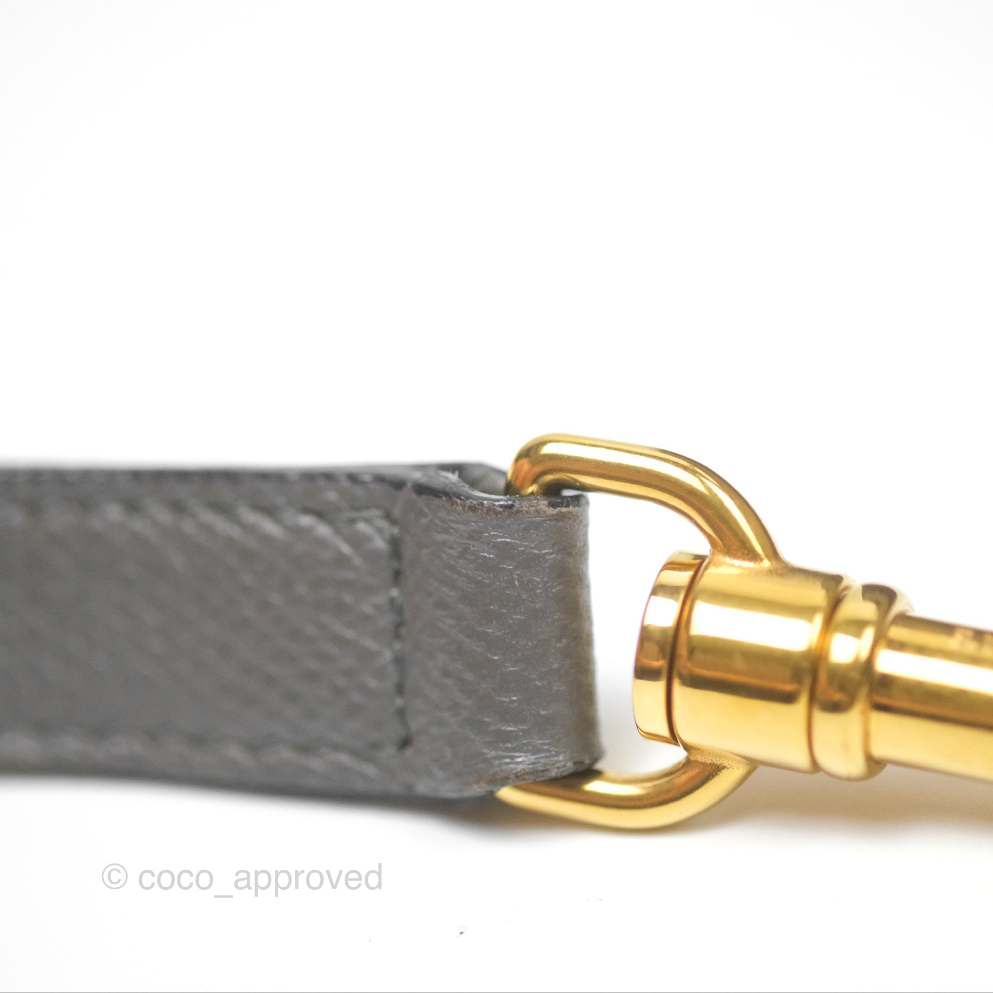 Celine Micro Belt Bag in Grey Grained Calfskin with Gold Hardware - Luxury Crossbody Bag for Women, Perfect for Work, Travel & Everyday Use