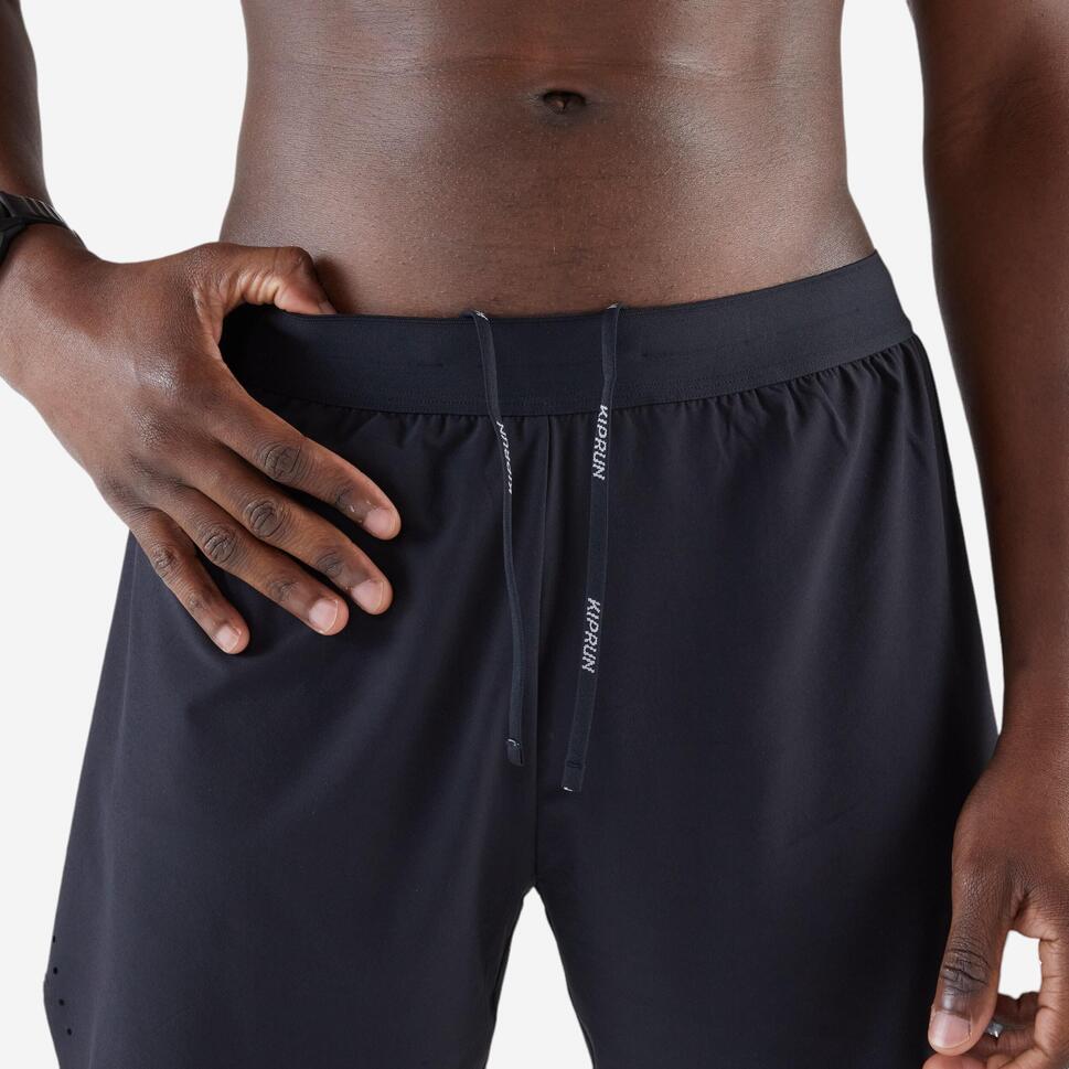Kiprun Men's Run 500 2-in-1 Compression Running Shorts with Liner - Lightweight Quick-Dry Athletic Shorts for Jogging, Gym Workouts & Marathon Training