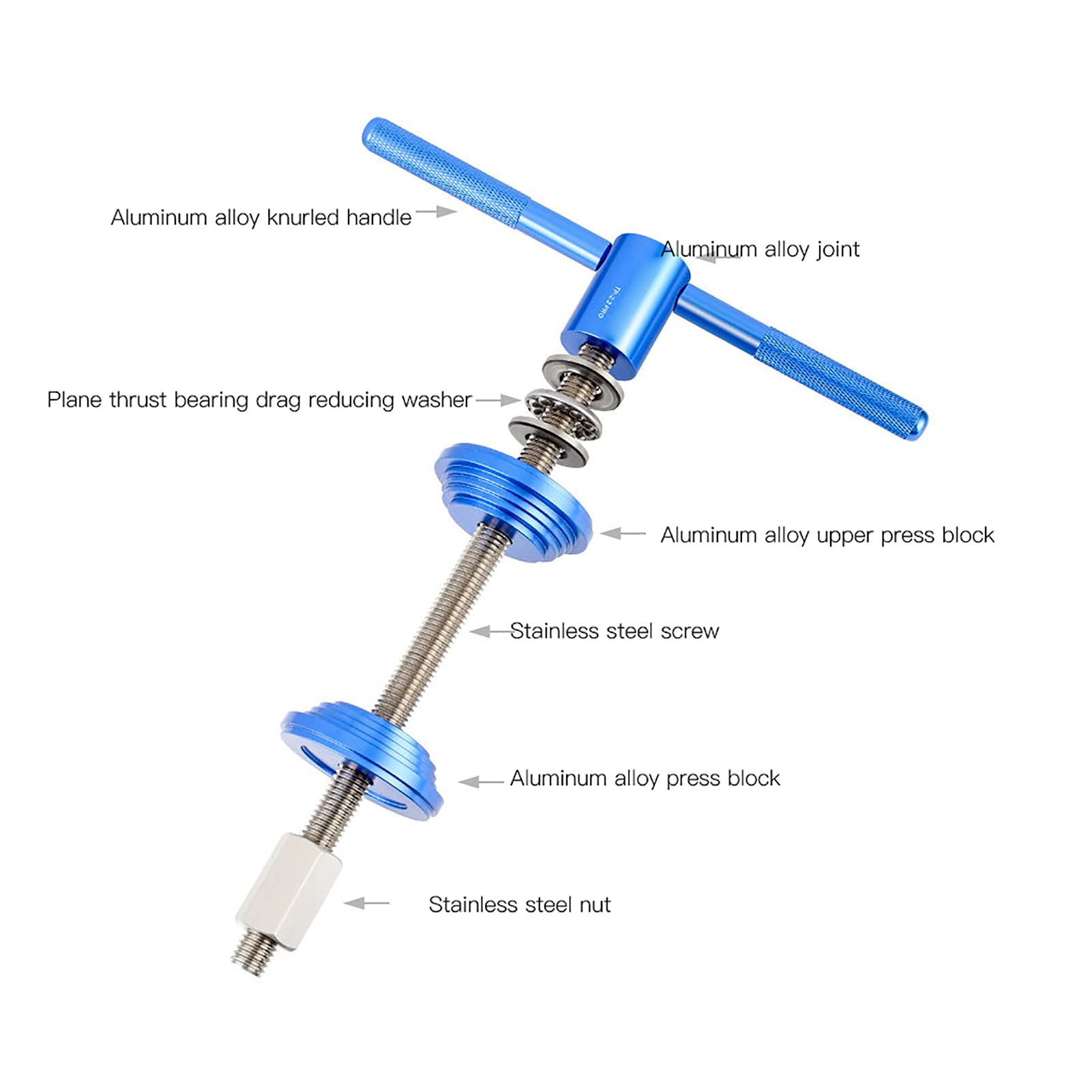 BB Cup Install Tool - Labor Saving Bike Headset & Bottom Bracket Press Tool for Mountain Bikes | 8.3