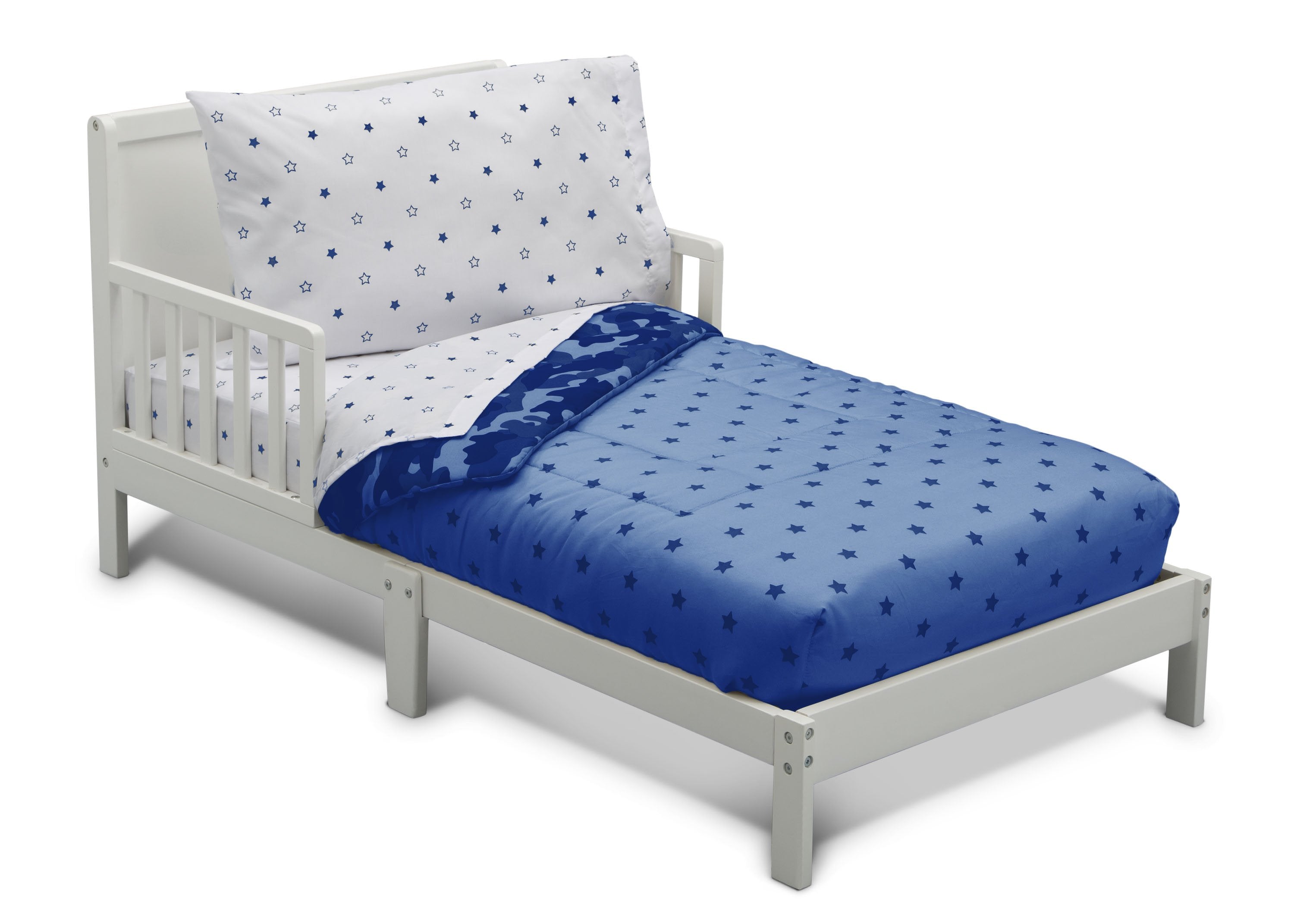 4-Piece Toddler Bedding Set for Boys - Soft & Comfortable Crib Sheets, Blanket & Pillowcase - Perfect for Nursery, Daycare & Travel