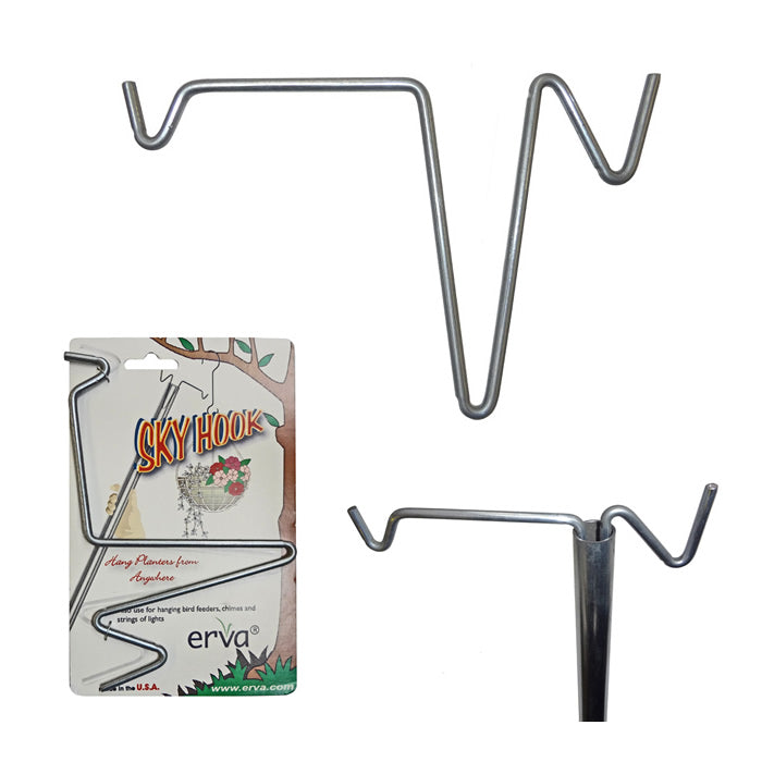 Sky Hook - Heavy Duty Ceiling Mount Hanger for Storage, Plants & Home Decor - Perfect for Garages, Basements & Indoor Organization