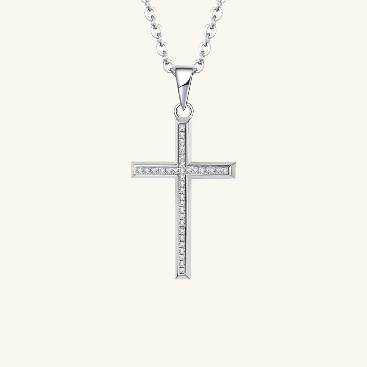 Classic Cross Pendant Necklace - Religious Jewelry for Women & Men - Perfect for Church, Weddings & Everyday Wear