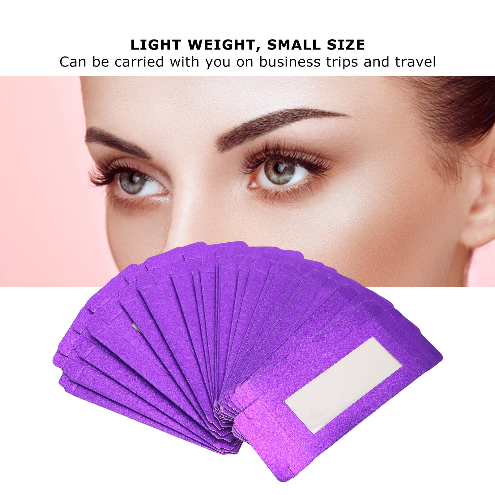Premium Eyelash Storage Box - Purple Lash Organizer for False Eyelashes, Makeup Accessories | Perfect for Makeup Artists, Beauty Enthusiasts & Travel Use