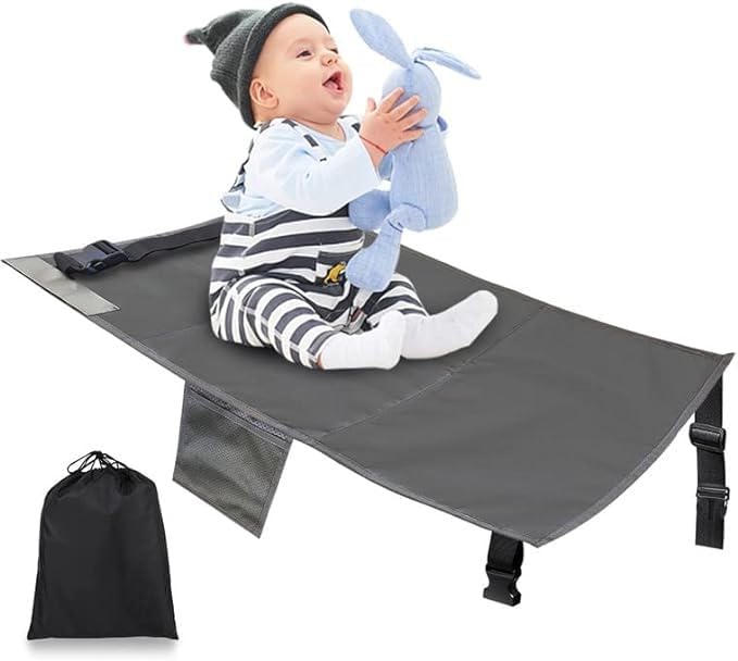 Airplane Seat Extender for Kids & Toddlers - Portable Airplane Footrest & Travel Bed for Comfortable Flights | Perfect for Long-Haul Travel with Children | Must-Have Air Travel Accessory for Families