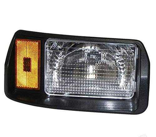 Club Car DS Passenger Side Headlight Assembly - Replacement Headlamp for Golf Carts & Utility Vehicles - Perfect for Night Driving & Off-Road Use