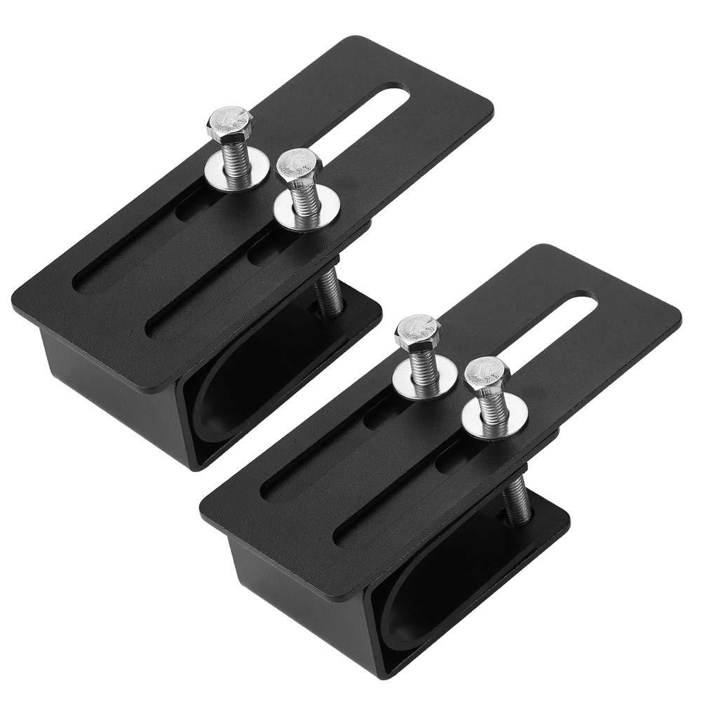 KIMISS Universal LED Light Bar Mounting Brackets - Non-Slip Driving Light Clips for SUV, Off-Road Vehicles with Luggage Racks | Perfect for Night Driving, Camping & Outdoor Adventures