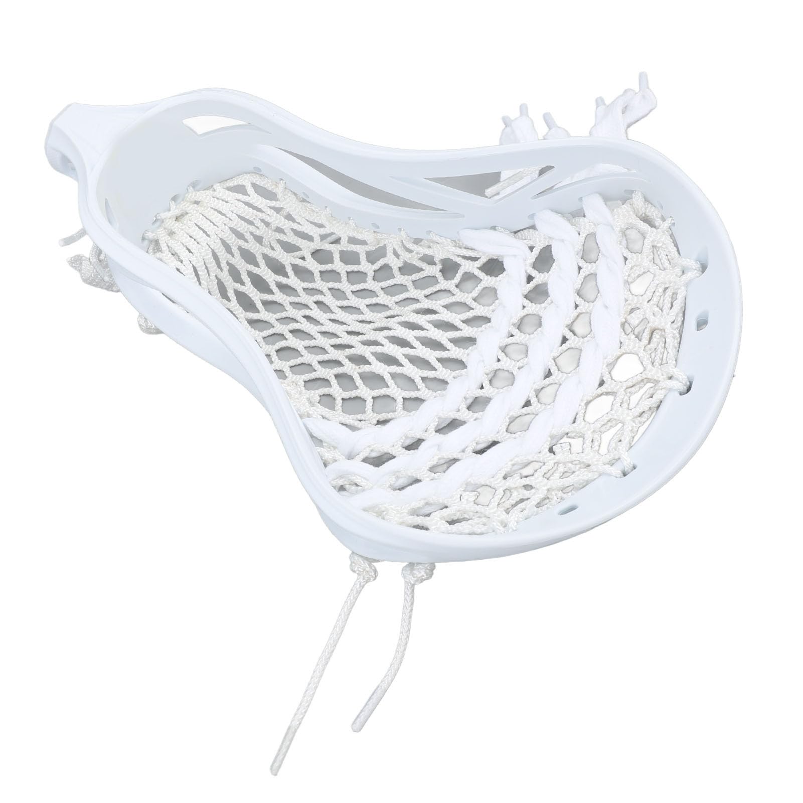 Men's Lacrosse Goalie Head - Durable Mesh Strung Nylon Stick for Training & Competition - Perfect for Goalies in Practice & Games