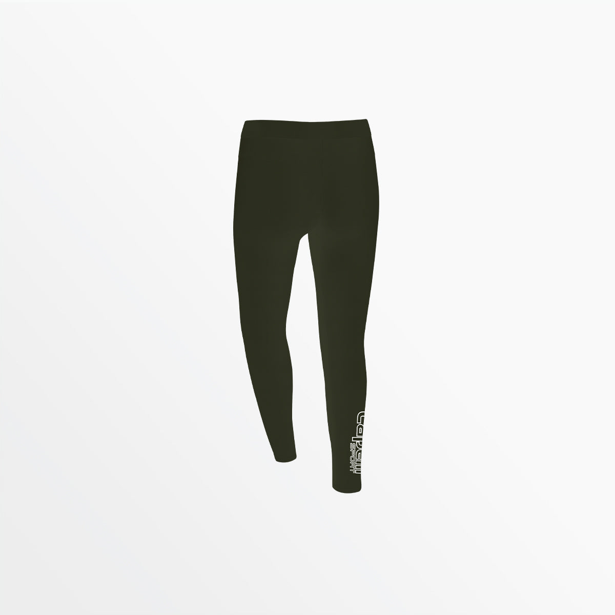 Women's Mid Rise Logo Cotton Leggings - Comfortable Stretchy Yoga Pants for Workout, Running & Lounge Wear