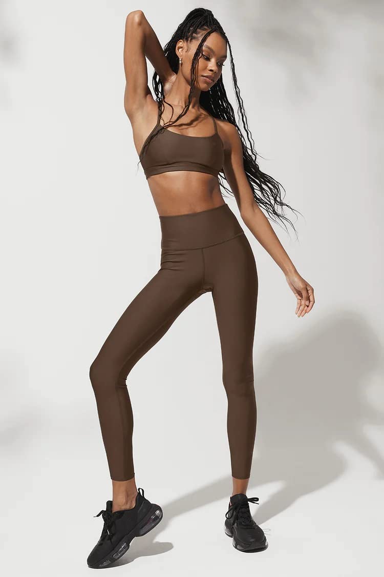 Alo Yoga Women's High-Waist Airlift 7/8 Leggings - Yoga Pants for Workout, Running & Lounge Wear - Comfortable & Stylish Activewear