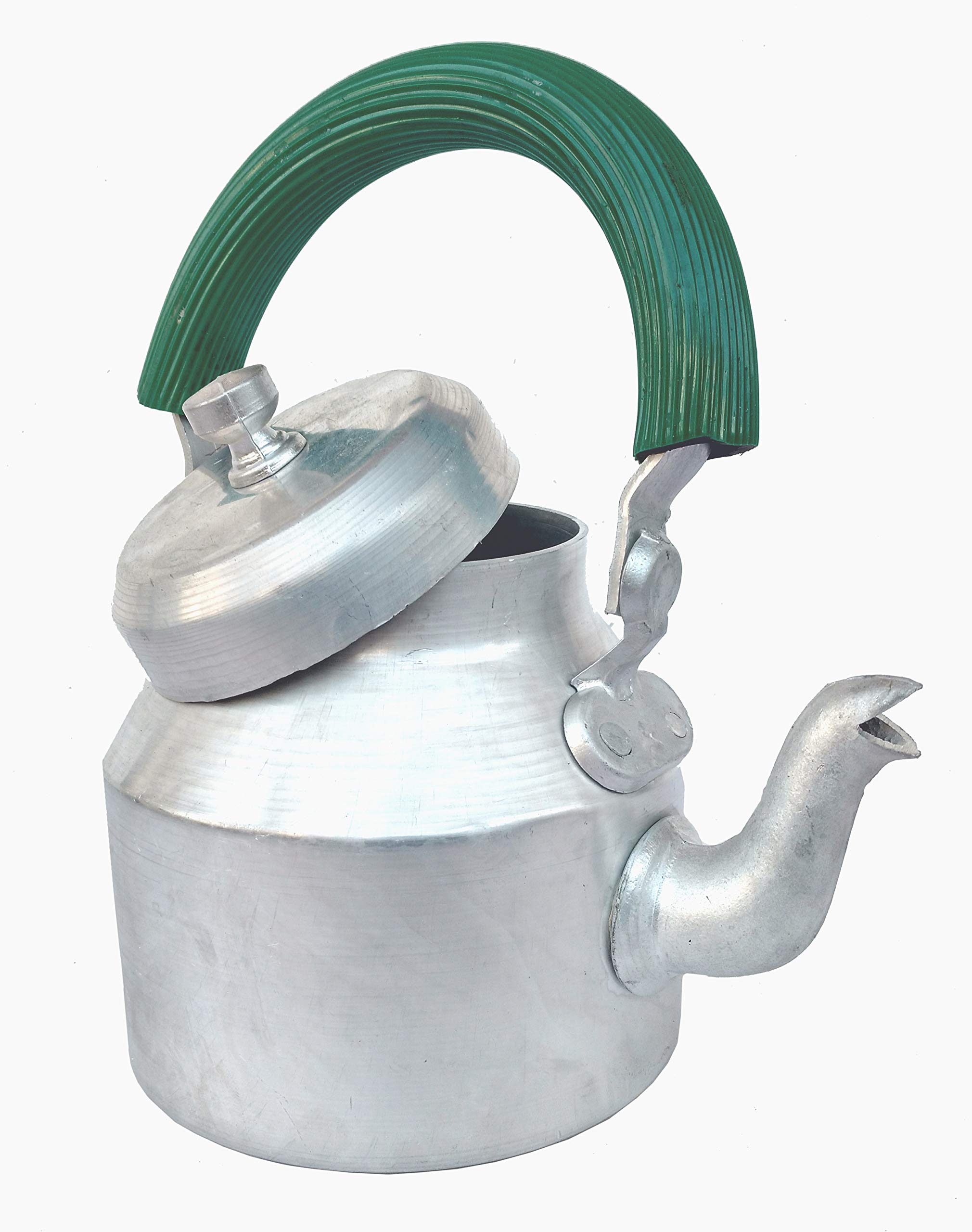Premium Indian Style Aluminium Tea & Coffee Pot - 1500ml Traditional Handcrafted Kettle for Chai, Masala Tea & Coffee Brewing - Perfect for Home, Office & Cultural Ceremonies