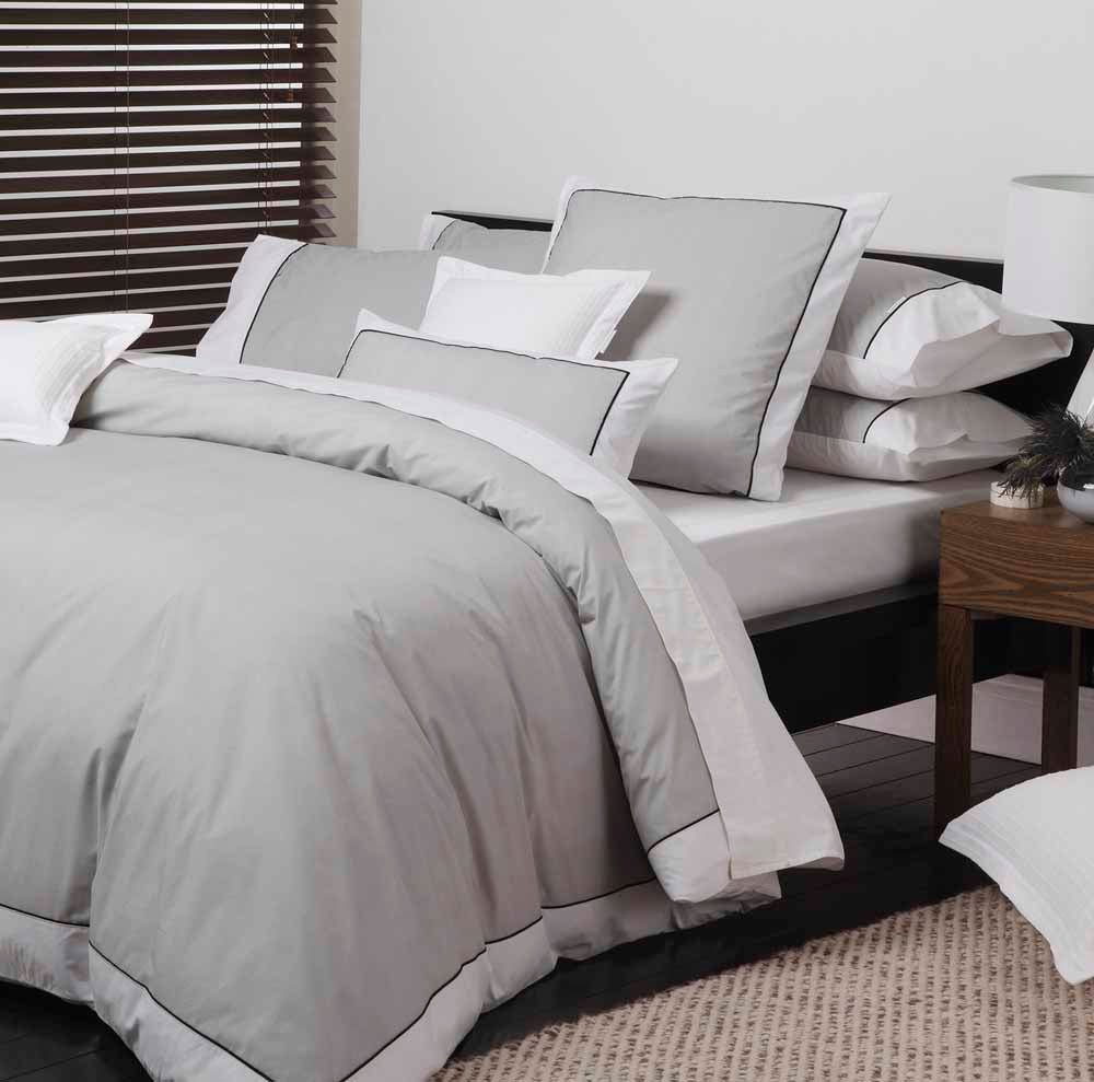 Logan & Mason Essex Pewter Quilt Cover Set - Premium Bedding for Luxurious Comfort | Perfect for Master Bedrooms, Guest Rooms & Cozy Retreats