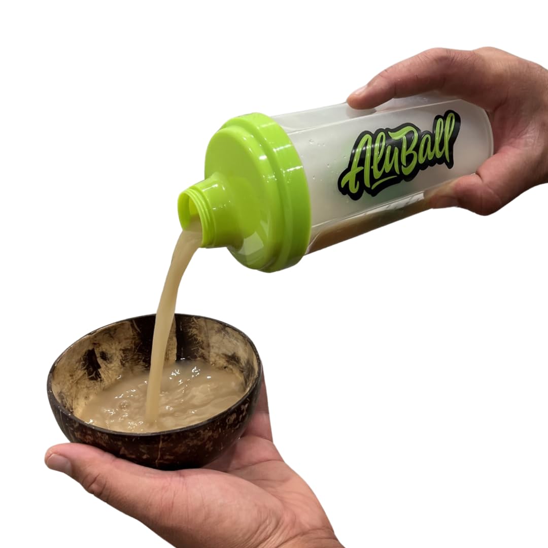 Premium AluBall Kava Maker with 8oz Kava Supreme - Traditional Herbal Drink Mixer for Relaxation & Social Gatherings - Perfect for Home Use, Parties & Stress Relief