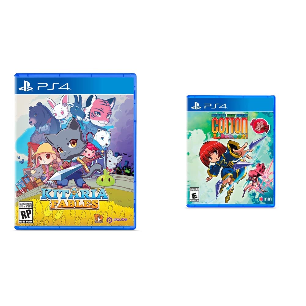 Kitaria Fables & Cotton Reboot! - Bundle for PlayStation 4 - Fantasy Adventure & Classic Shoot 'Em Up Games - Perfect for RPG and Arcade Fans