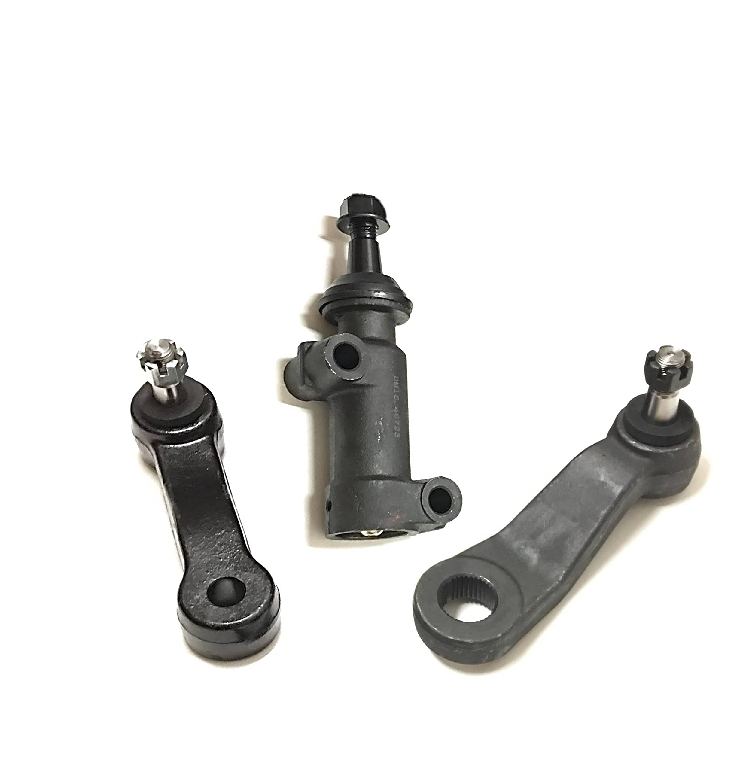 3-Piece Steering Kit - Front Idler Arm, Pitman Arm with 4 Grooves & Idler Arm Assembly for 4WD Vehicles | Off-Road, Truck & SUV Replacement Parts | Perfect for Rough Terrain & Heavy-Duty Use