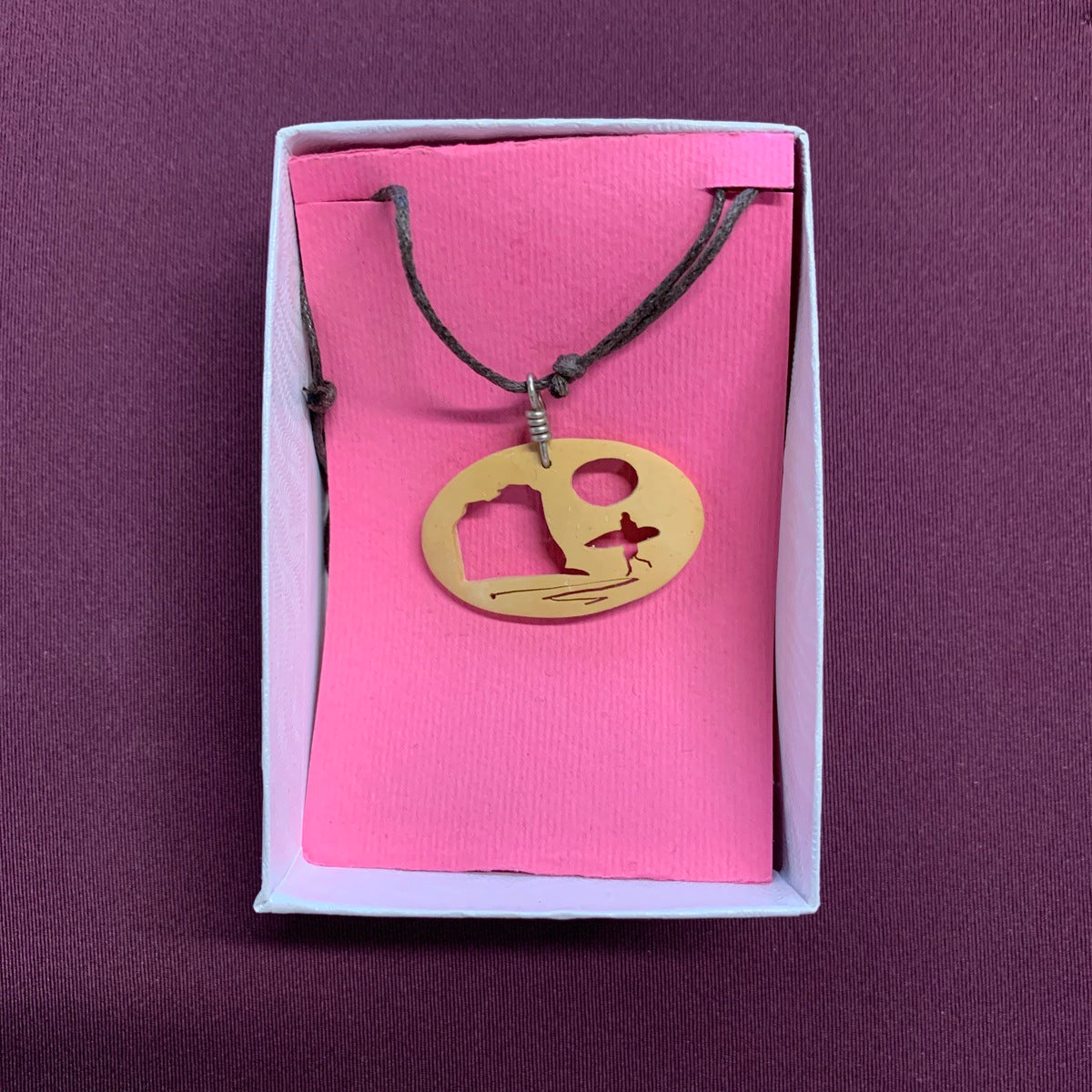 One Heart Necklace with Coconut Pendant - Elegant Jewelry for Women - Perfect for Beach Vacations, Summer Outfits & Romantic Gifts