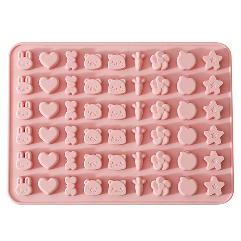 Premium Silicone Candy Molds for Gummy, Chocolate & Jelly - Animal & Fruit Shaped Baking Molds for DIY Candy Making, Cake Decorating, Ice Cubes & Party Treats