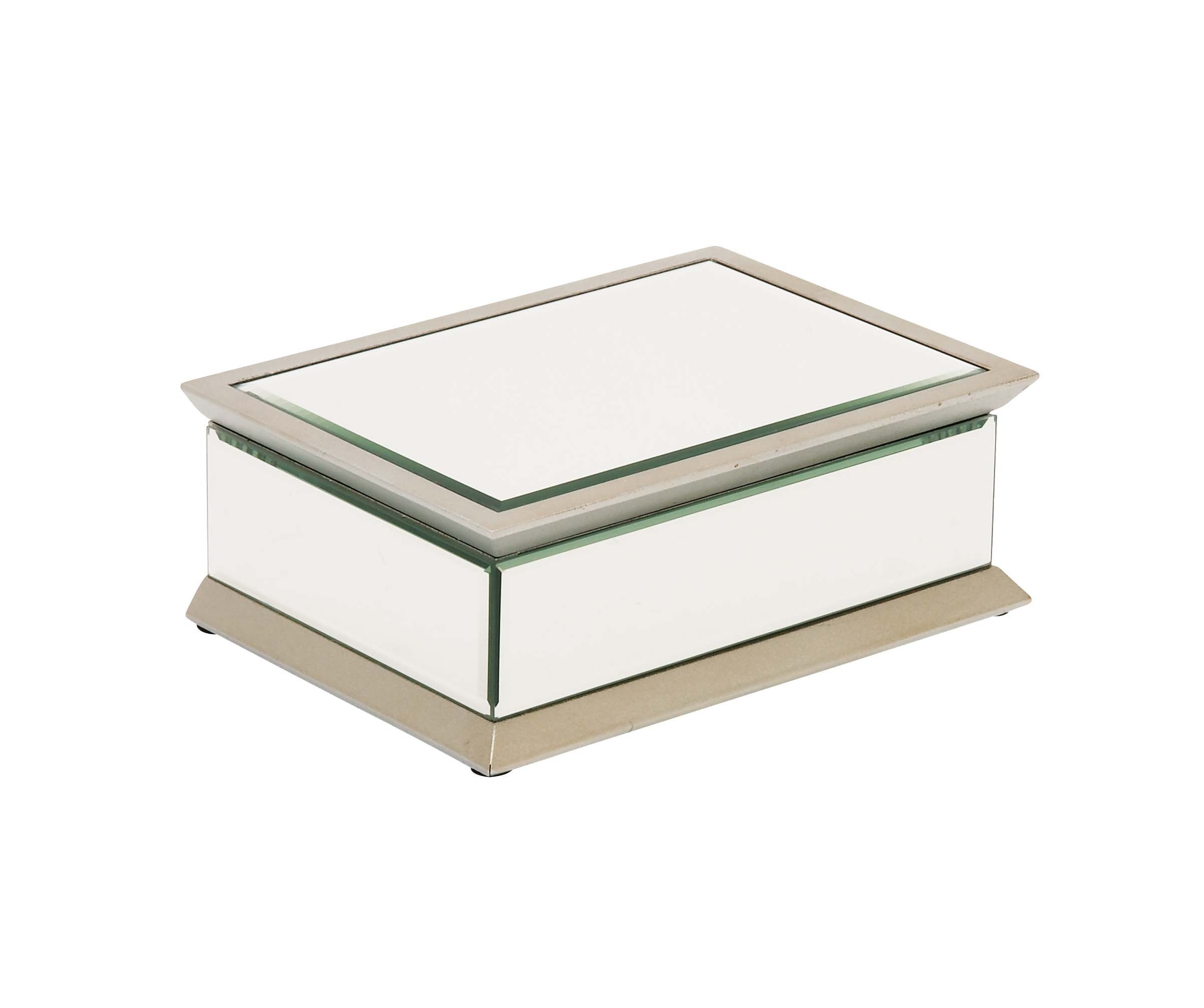 Deco 79 87349 Elegant Jewelry Organizer Box - Perfect for Necklace, Ring & Earring Storage | Bedroom Vanity & Dresser Decor