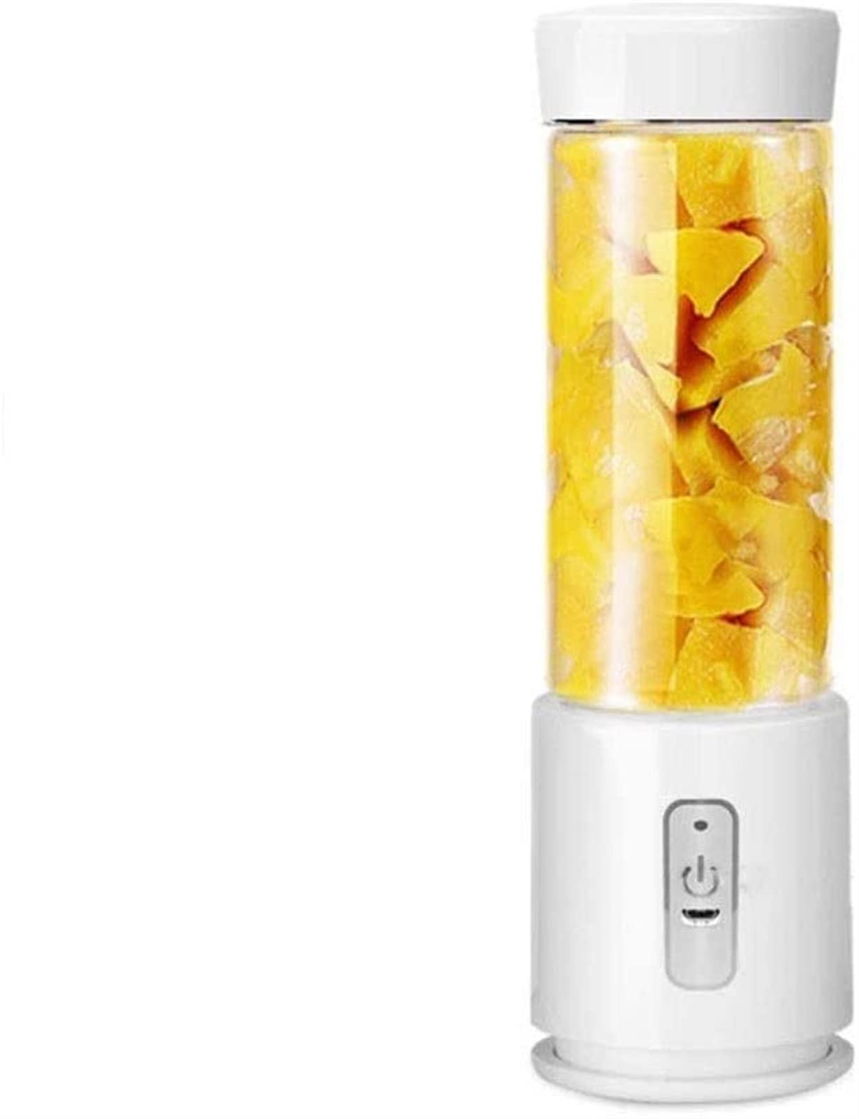 Portable USB Rechargeable Personal Blender - Powerful 4-Piece Electric Smoothie Maker for Fruits, Vegetables & Protein Shakes - Perfect for Travel, Gym, Office & Home Use