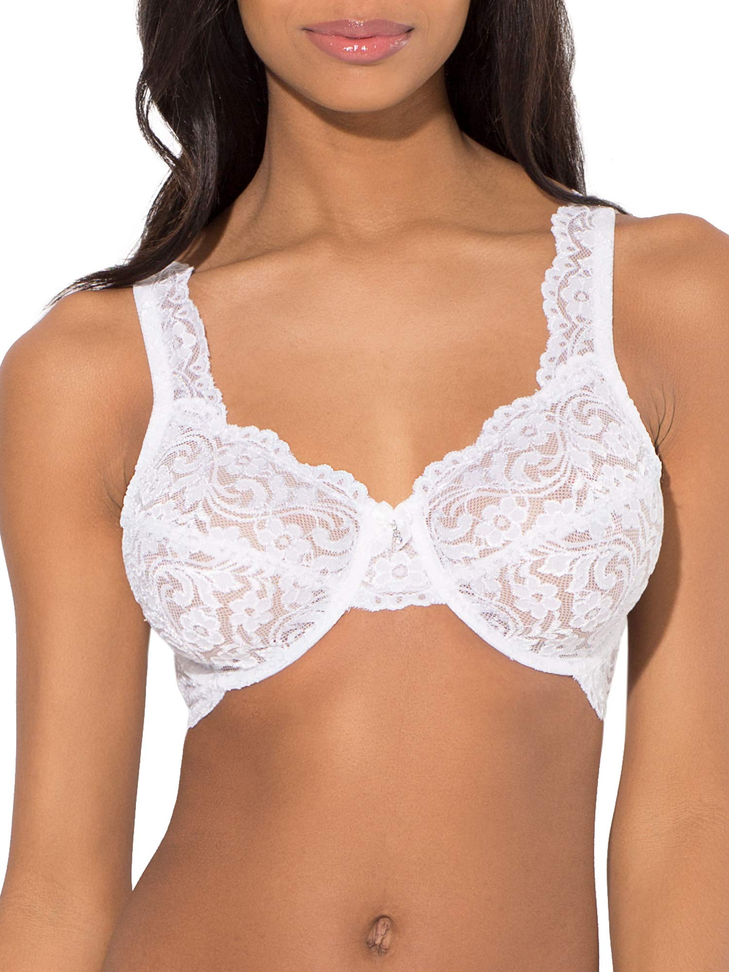 Smart & Sexy Women's Signature Lace Unlined Underwire Bra - Comfortable Everyday Wear & Special Occasions