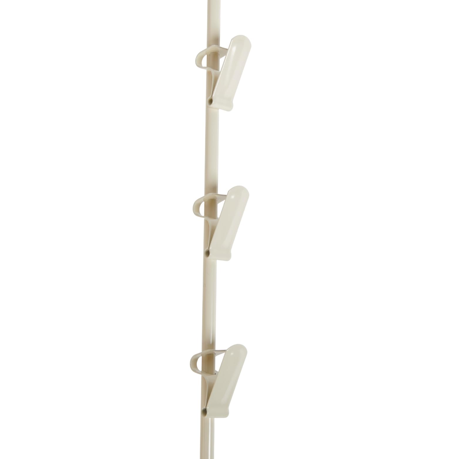 SSWBasics 12-Hook Metal Spring Clip Merchandiser Strip - Retail Chip Bag Holder & Hanging Display Rack for Snacks, Candy & Convenience Store Products - Perfect for Grocery Stores, Gas Stations & Vending Machine Inventory Organization