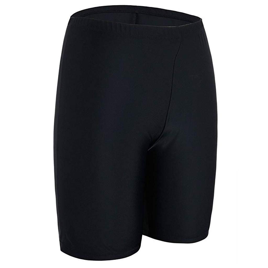 Plus Size Swim Capris UV Rash Guard - Black for Women | Beach & Sports