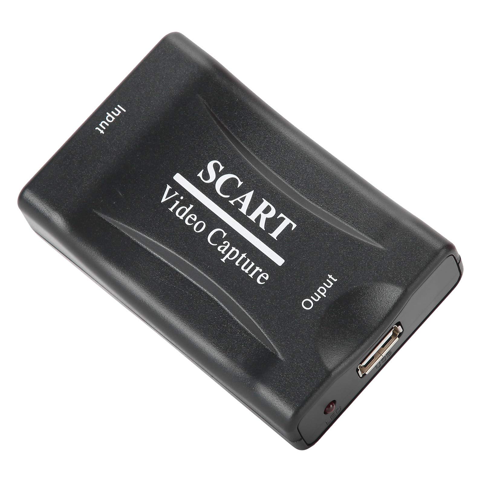 KUIKUI Professional USB 2.0 SCART Video Capture Card - HD Audio Video Recorder for Gaming, Streaming & Archiving | Compatible with Windows & Mac | Perfect for Retro Gaming, Live Streaming & Video Editing