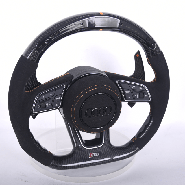 Audi Carbon Fiber Steering Wheel for 2008+ Models - Lightweight Performance Upgrade for A4, A5, S4, S5 | Perfect for Racing & Sport Driving