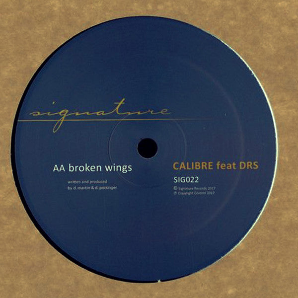Calibre feat DRS – Sunrise / Broken Wings (SIG022) | Signature Records Vinyl | Perfect for DJ Sets & Chillout Music Sessions