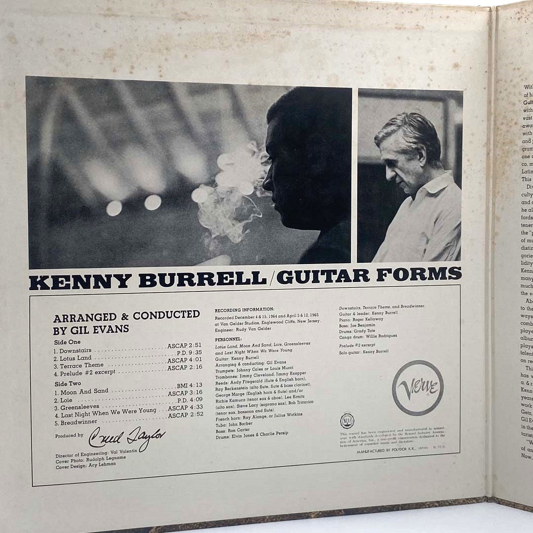Kenny Burrell Jazz Music Album - Classic Jazz Guitar & Blues Collection for Relaxation, Study, and Coffee Time