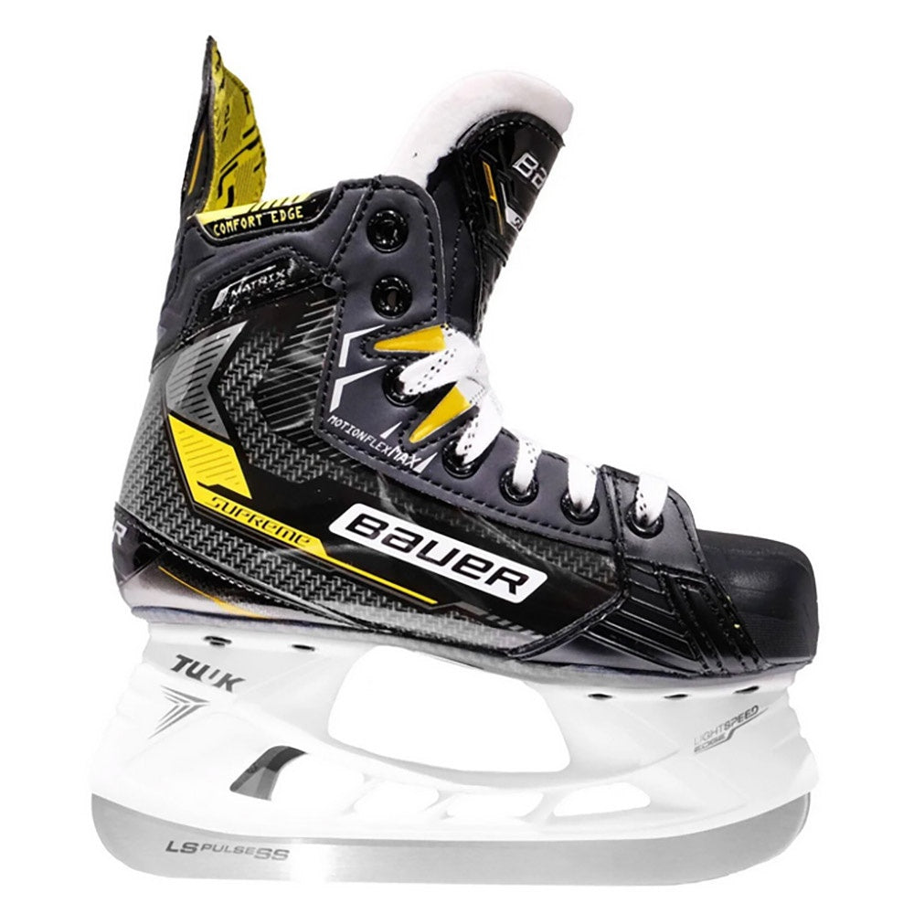 Bauer Supreme Matrix 2022 Junior Ice Hockey Skates - Youth Hockey Skates for Boys & Girls - Lightweight Performance Skates for Ice Rink & Hockey Training
