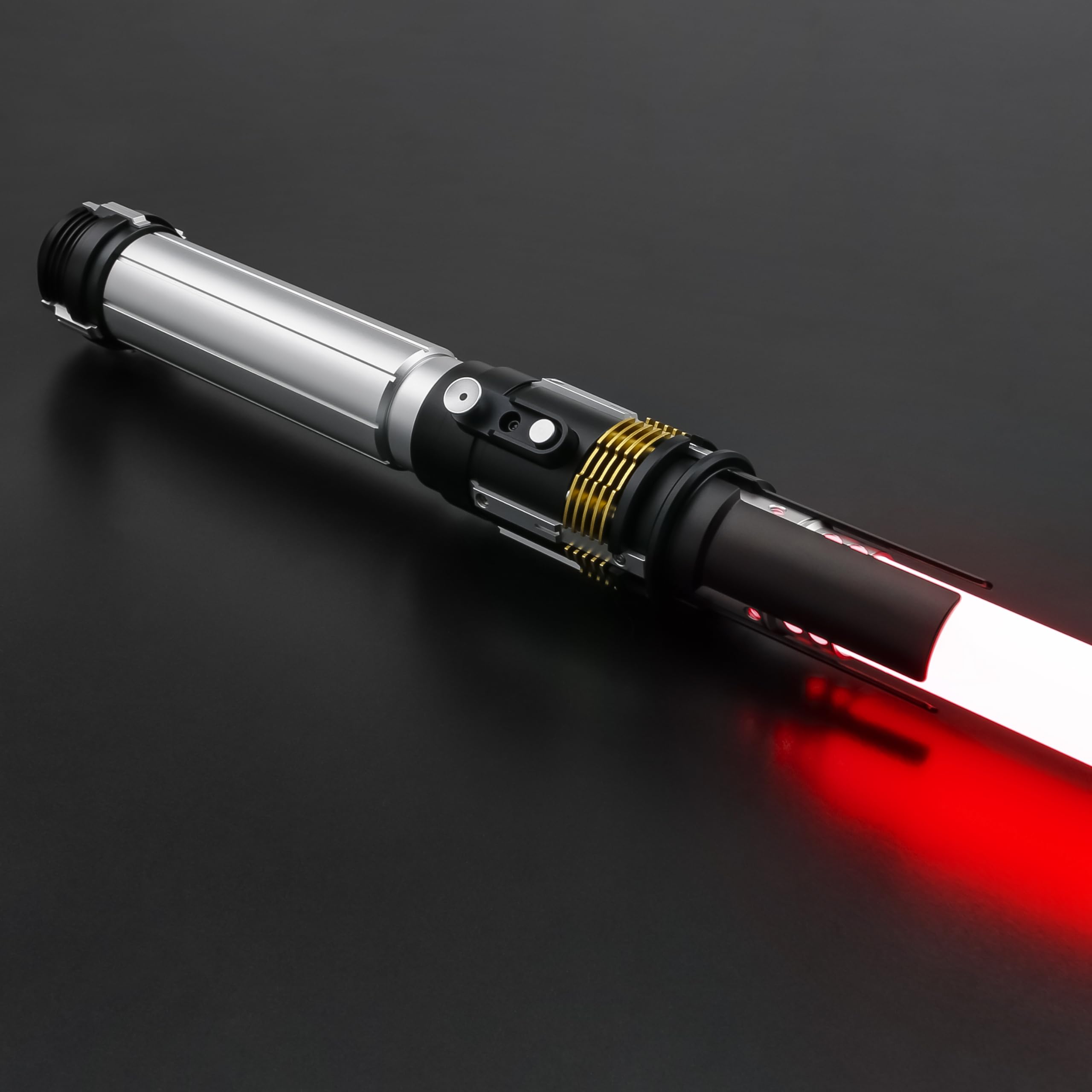 Profile V2.2 Light Saber for Adults & Kids - Heavy Dueling Lightsaber with 25 Smooth Swing Sound Fonts & 25 Color-Changing LED Effects | 82cm Pixel Blade with Double-Sided LED Strip (Latha) | Perfect for Cosplay, Star Wars Fans & Combat Training