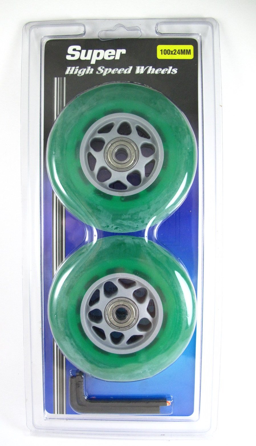 Razor Compatible ABEC-5 Green Replacement Wheels - High Performance Skateboard & Scooter Wheels for Smooth Riding