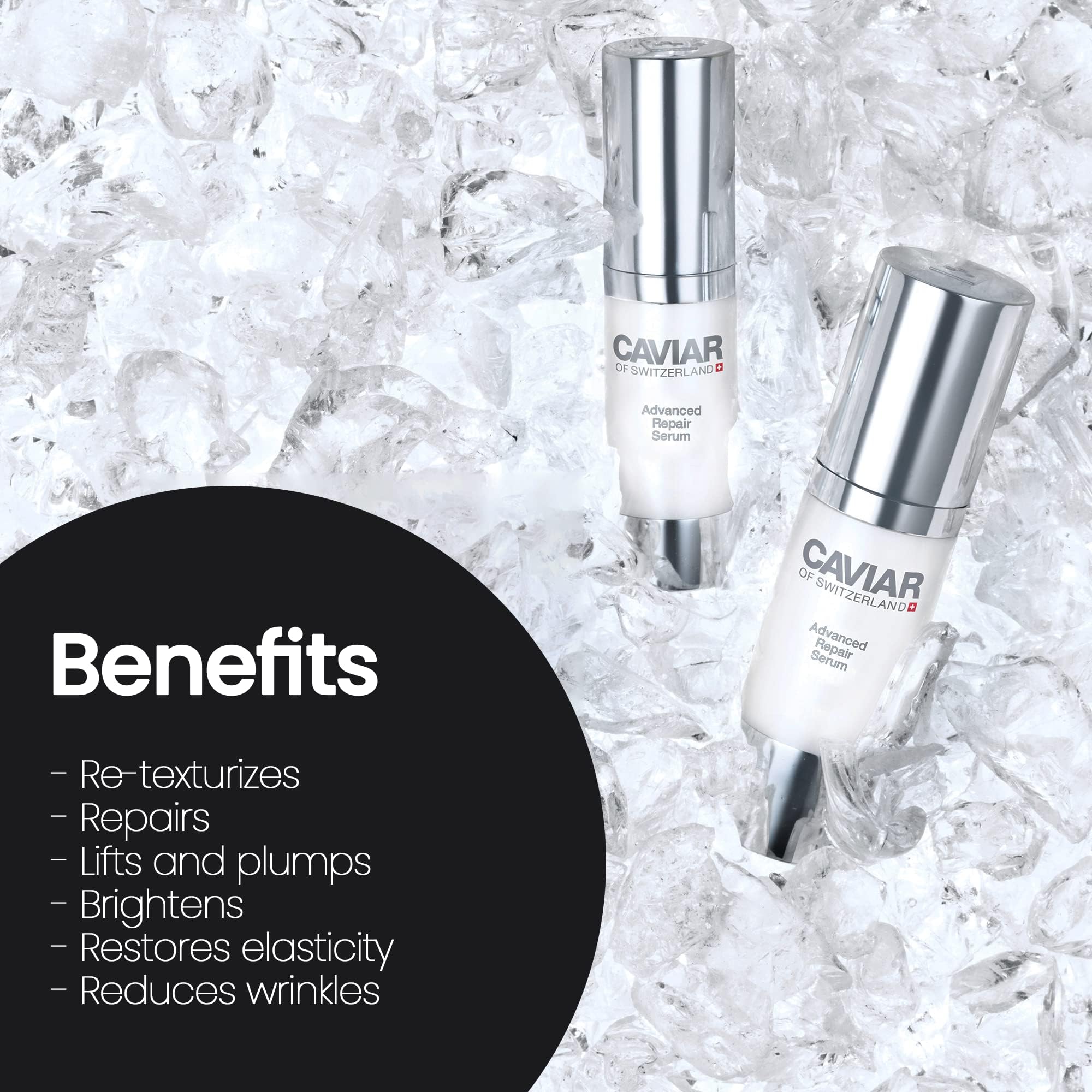 Premium Caviar Hydrating Face Serum - Anti-Aging & Firming Treatment with Vitamin E | Reduces Wrinkles, Fine Lines & Dryness for Youthful Glow (30ml) | Perfect for Night Routine & Daily Skincare Regimen