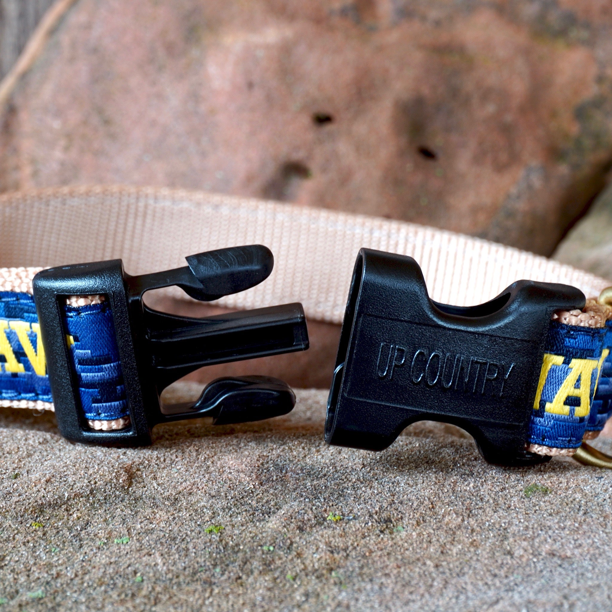 U.S. Navy Inspired Heavy Duty Dog Collar - Military Grade Nylon Pet Collar for Large Dogs - Perfect for Training, Outdoor Adventures & Patriotic Pet Owners