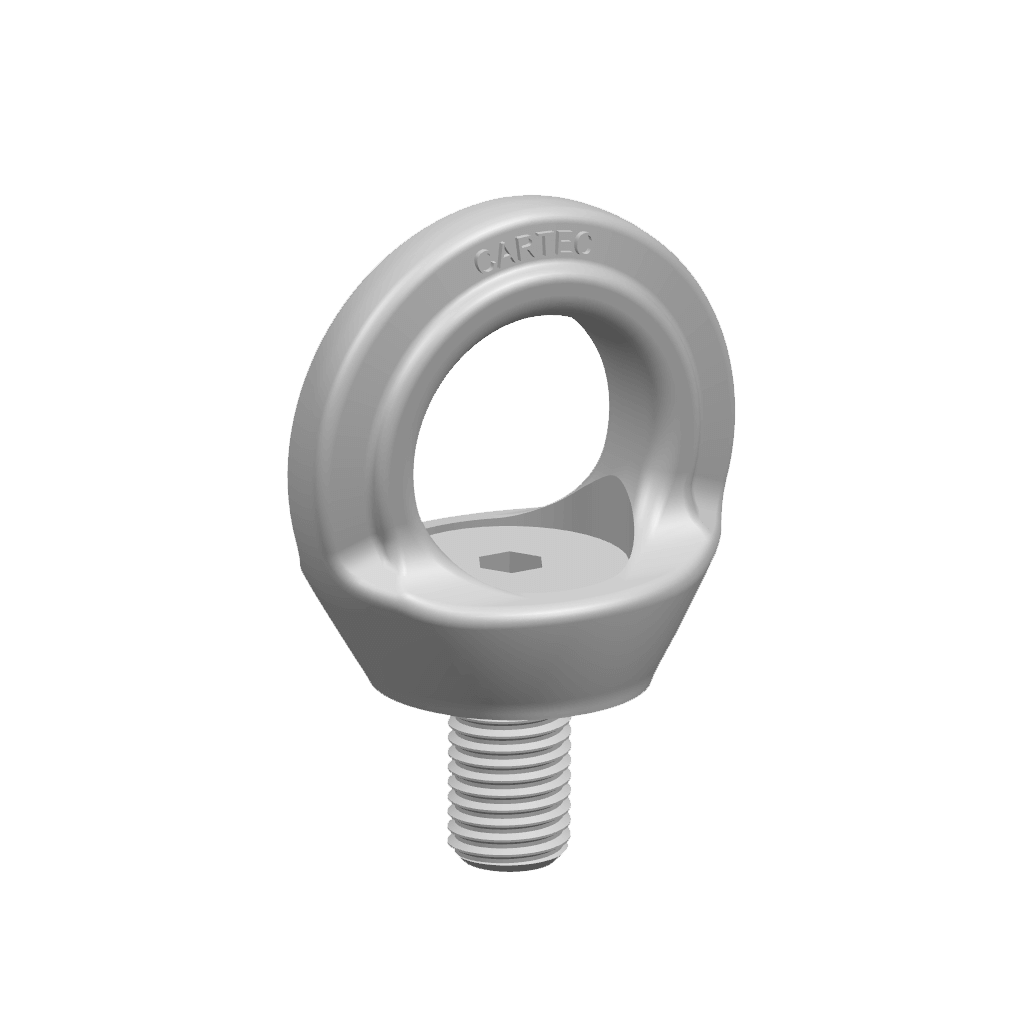 High-Quality Grade 6 Stainless Steel Rotating Eyebolt - Heavy Duty Swivel Eye Bolt for Lifting, Rigging & Marine Applications - Perfect for Construction, Shipping & Outdoor Use