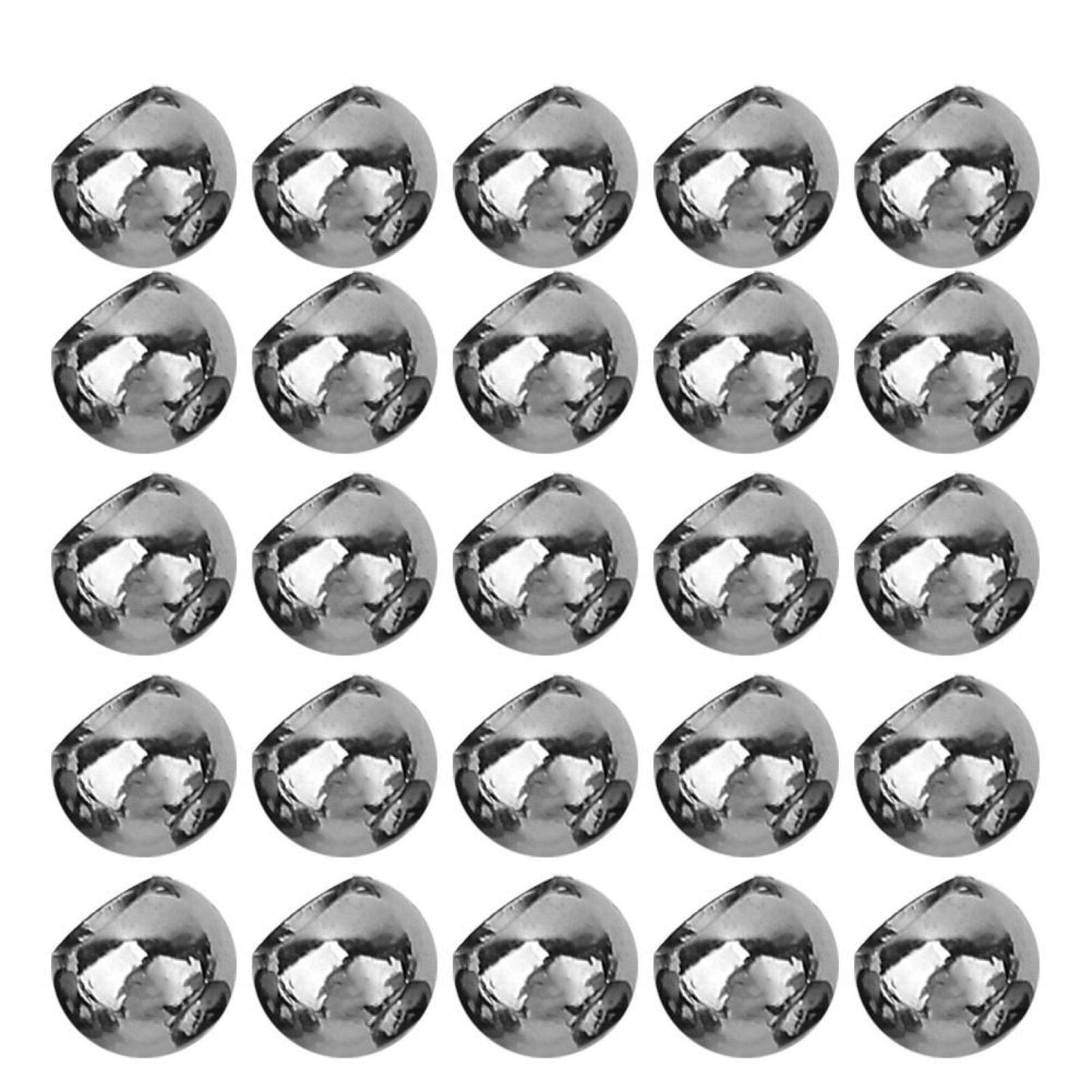CHICIRIS 25PCS Tungsten Fishing Bait Beads - Premium Round Fishing Tackle for Saltwater & Freshwater Fishing - Ideal for Bass, Trout, and Saltwater Game Fish