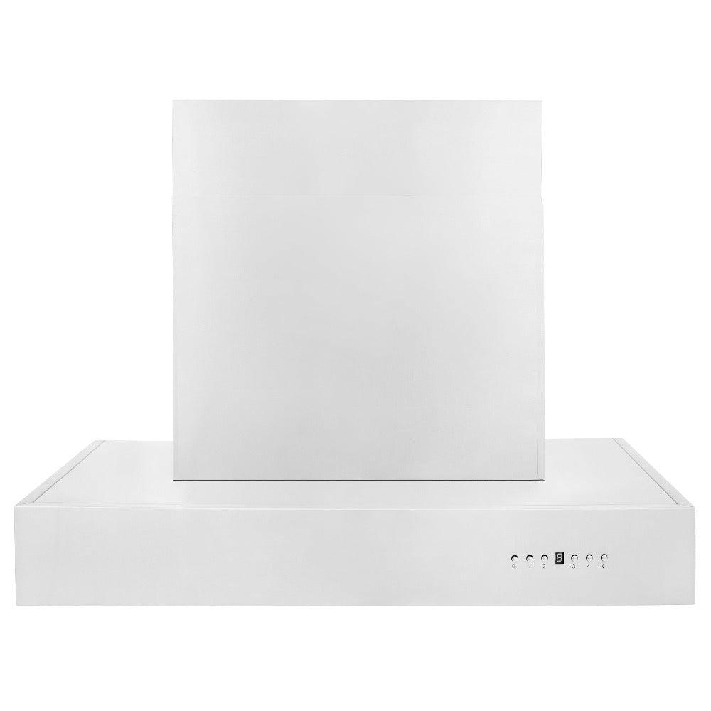 ZLINE Convertible Professional Wall Mount Range Hood - 36 Inch Stainless Steel Kitchen Vent Hood with LED Lights & Powerful Exhaust Fan - Perfect for Modern Kitchens & Open Concept Homes