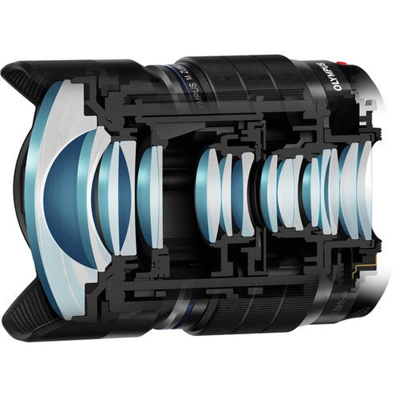 Olympus OM System M.Zuiko Digital ED 8mm f/1.8 Fisheye PRO Lens - Ultra Wide-Angle for Stunning Landscape, Astrophotography & Creative Shots