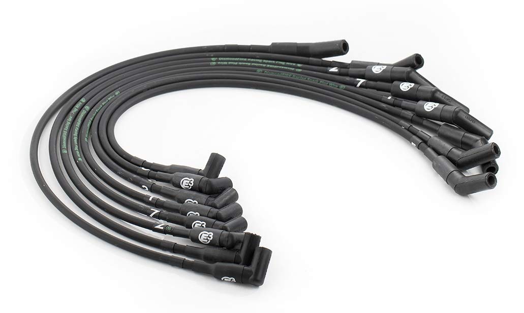 E3.1510 DiamondFIRE Racing Spark Plug Wire Set for Small Block Ford Engines - High Performance Ignition Wires for Ford Mustang, Cobra & Classic Cars - Perfect for Drag Racing & Street Performance Upgrades