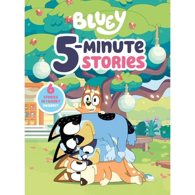 Bluey 5 Minute Stories Hardcover Book Collection - Fun Early Reader Books for Kindergarten Kids | Perfect for Bedtime Stories, Classroom Reading & Gifts